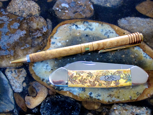 Case Canoe maple leaf etched bone 2.jpg